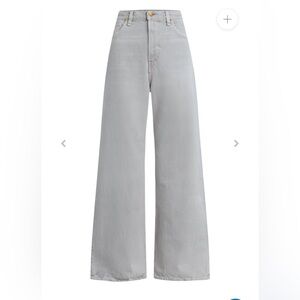 Hudson x Brooks Nader Fashion Jeans Stone Gray High Rise Sz 25